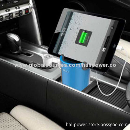 Cellphone car charger with 4 outputs